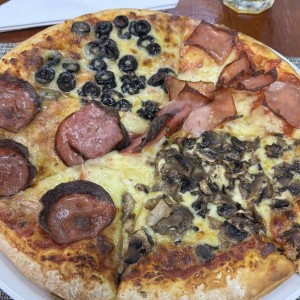 Pizza cuatro estaciones 