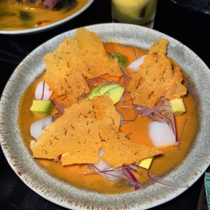 tiradito de vieiras 