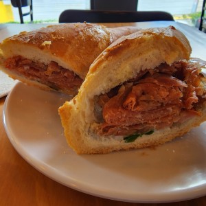 Sandwich artesanal de prosciutto 