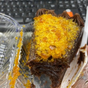 Torta de chocolate con caramelo