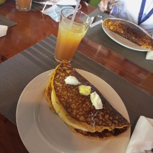 Cachapa con queso u papelón con limón 