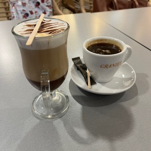 Mocaccino y Americano
