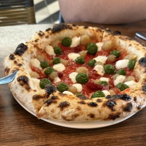 Pizza queso de cabra