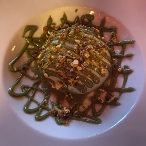 Panna cotta de Pistacho