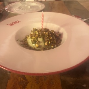 Panacota al pistacho