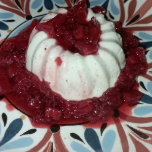 panacota de frutos rojos 