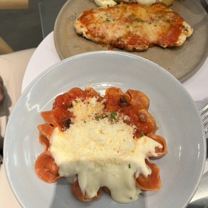 Tortellinis y Milanesa