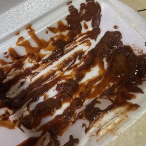 Riquisimooooo Chirros con chocolate y Arequipe 