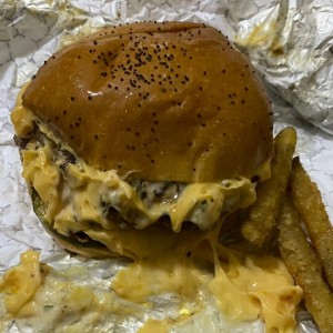 Crocante dible queso dible carne