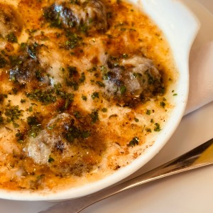 Escargot gratinado