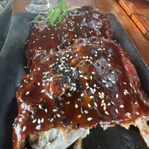 Costillas de cerdo BBQ
