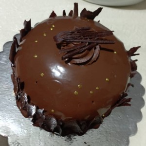 mini cake de chocolate 