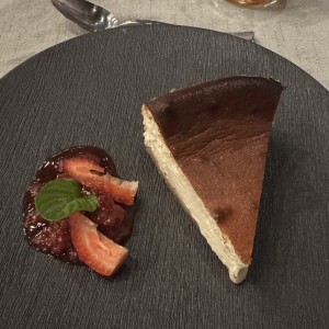 Torta de queso vasca 