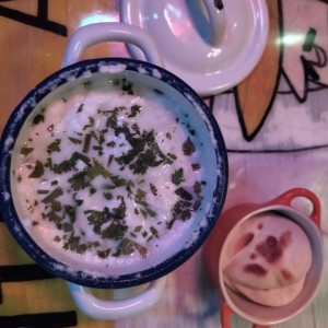 pizca andina con arepitas de trigo