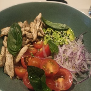 porque de pollo con quinoa 