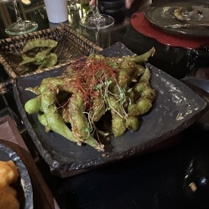 Spicy edamame