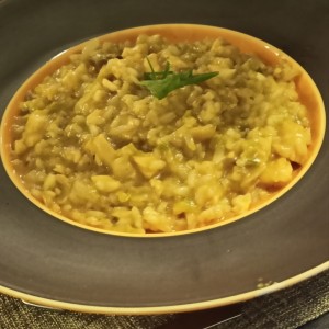 Risotto de salmón 