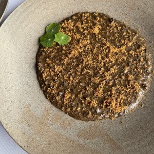 Risotto de morcilla no me gusto mucho