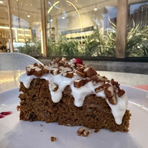 Torta de zanahoria saludable