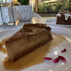 Quesillo saludable de coco