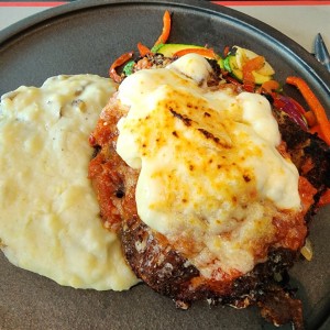 Milanesa de pollo a la parmesana