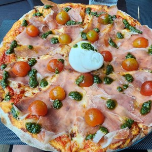 Pizza burrata mediana