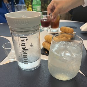 Agua con gas 