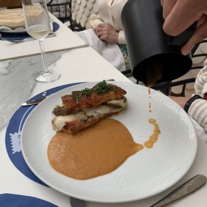 Mero a la parmesana 