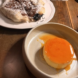 Creme Caramel y Pizza de Nutella