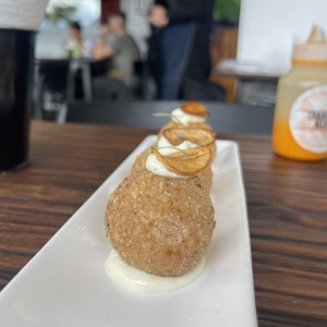 Croquetas de chistorra. Deliciosas. 