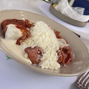 Tortellini queso cabra 