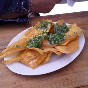 Tostones con mojito