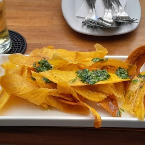 Tostones de entrada