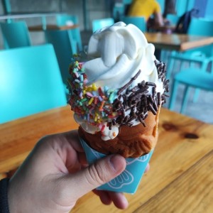 helado de mantecado