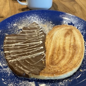 Palmera con chocolate 
