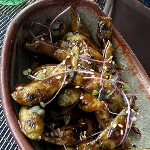 Spicy edamames 