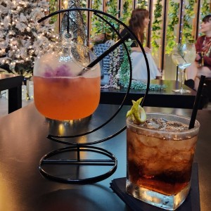 Negroni, white cloud
