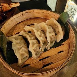 Gyozas al vapor