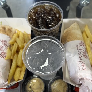 Combo Shawarma de Pollo, EXCELENTE!!