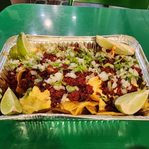 Totopos de chorizo