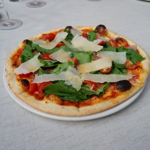 Pizza de Prosciutto di parma