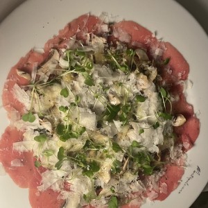 Carpaccio de lomito