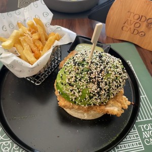 Avo Chicken Burger 
