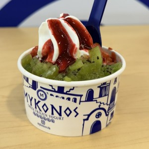 Sin azúcar con kiwi y fresa