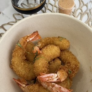 Langostinos con salsa spicy