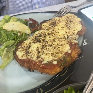 Milanesa pollo a la parmesana