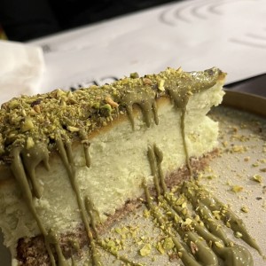 Cheese cake de pistacho