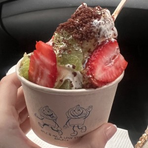 Helado yogurt 