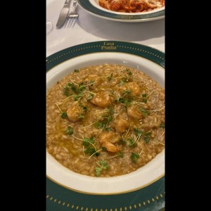 rissoto de camarones 