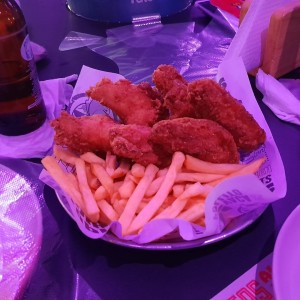 Alitas Crispy con papas #4 muy buenas. 